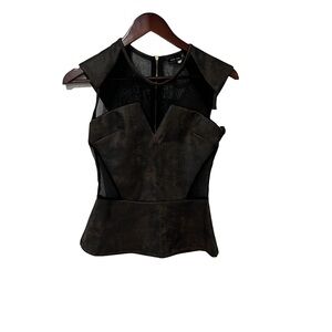 Elegant Black Sleeveless Top